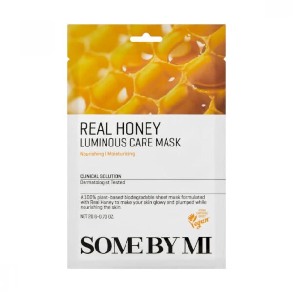 Real Care Mask Snail Skin Barrier Honey Luminous