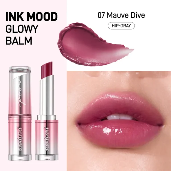 peripera - Ink Mood Glowy Balm Grayish Express Collection #07 Mauve Dive