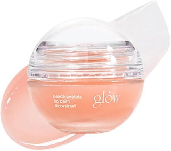glow - Peach Peptide Lip Balm #CoralReef